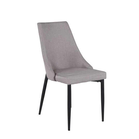 Venture Design Leone spise stol Grå Textil/svart Grå