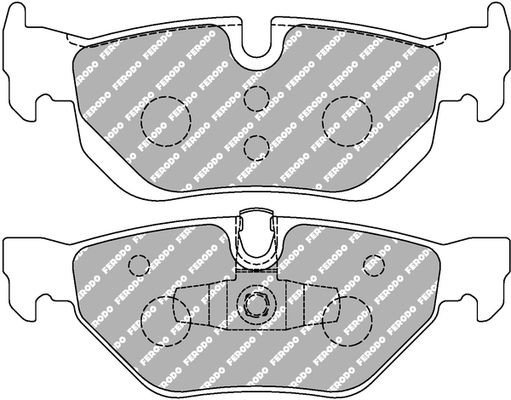Bremseklosser FERODO RACING FCP1807H Bremseklosser FERODO RACING FCP1807H