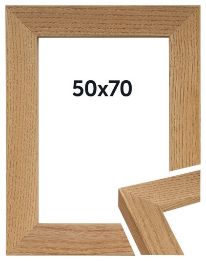 DÃRR Oakwood Billedramme i EgetrÃ¦ Blok 50x70cm Lysebrun