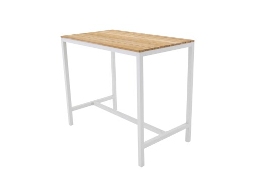 Venture Design Brasilia barbord Teak/hvit 120 x 69 cm Hvit