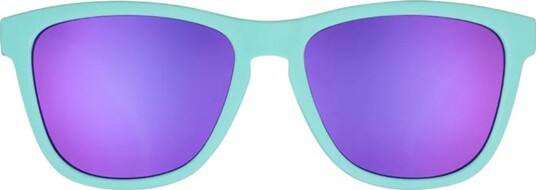 Goodr Sunglasses Electric Dinotopia Carnival Turquoise One Size