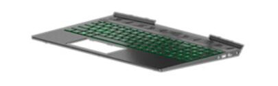 HP TOP COVER ACG W KB BL UK