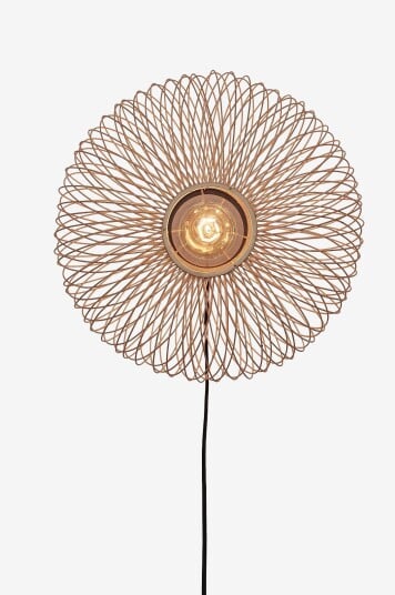 Good&Mojo Vegglampe Cango 40x20 cm Natur Good&Mojo Vegglampe Cango 40x20 cm Natur