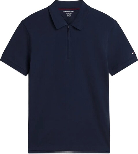 Tommy Hilfiger Ny Performance Zip Polo Navy L