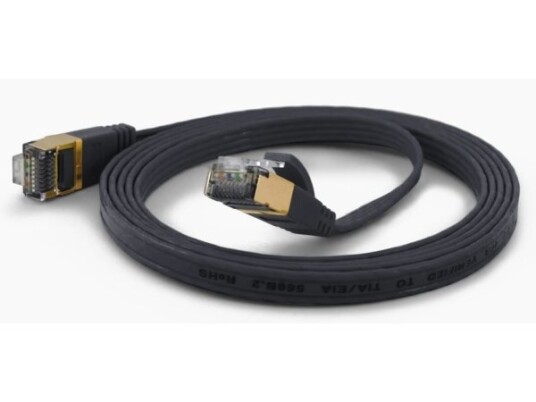 Wantec Koblingskabel Hann Til Rj-45 Hann Cat 6A Svart Wantec Koblingskabel Hann Til Rj-45 Hann Cat 6A Svart