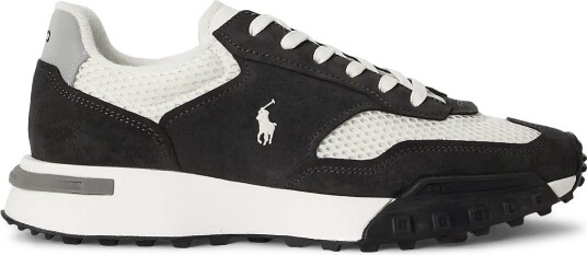 Polo Ralph Lauren Eldridge Suede Paneled Sneaker FADED BLACK/DECKW 46