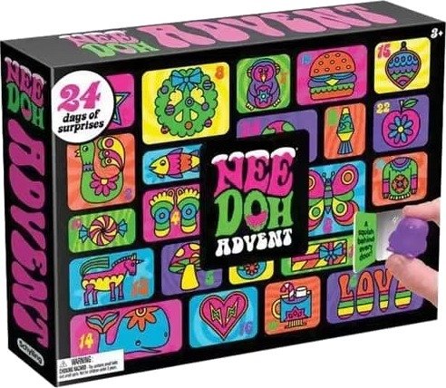 Adventskalender 2026 NY – Julekalender med morsomme stressballer og overraskelser J