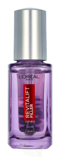 L'Oreal Revitalift Filler Øyeserum med Hyaluronsyre og Koffein 20 ml