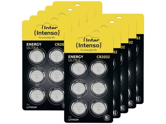 Intenso Lithium Knappceller Energy Ultra Cr 2032 Pakke Med 60 Stk Intenso Lithium Knappceller Energy Ultra Cr 2032 Pakke Med 60 Stk