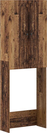 vidaXL Toalett skap EDE Gammelt tre 66 x 25,5 x 190 cm Konstruert tre