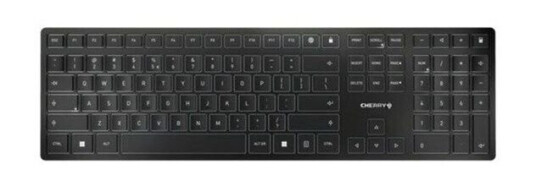 Cherry KW 9100 SLIM - Tastatur - Engelsk - Sølv