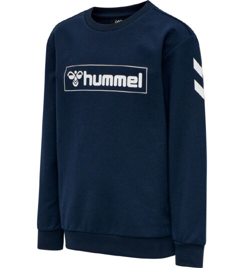 Hummel Collegegenser hmlBox Navy 4 år 104 Collegegenser Blå