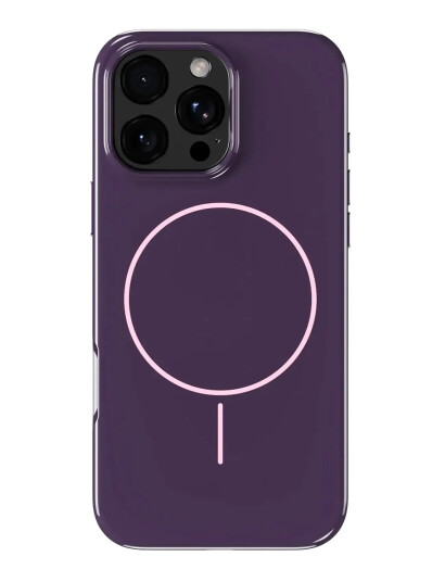 Holdit Mono Case Magsafe iPhone 16 Pro Max Purple