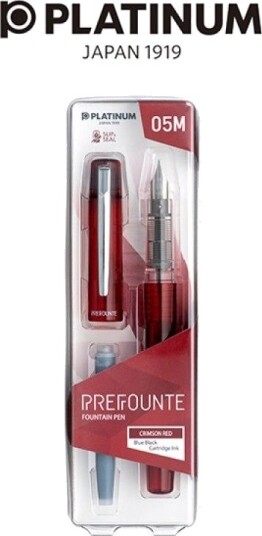 Platinum Prefounte Crimson Red M Fyllepenn Platinum Prefounte Crimson Red M Fyllepenn
