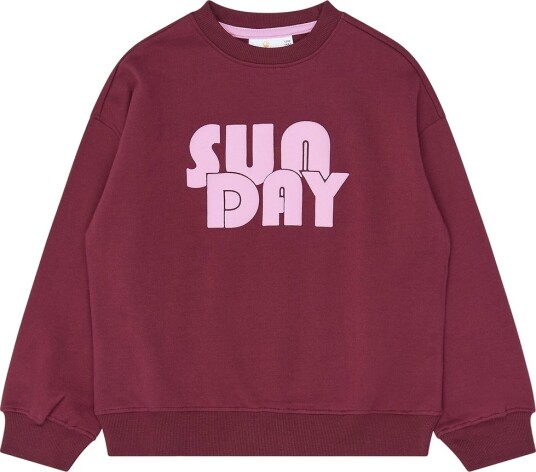 The New Tnvirna Os Sweatshirt   Burgundy   110/116