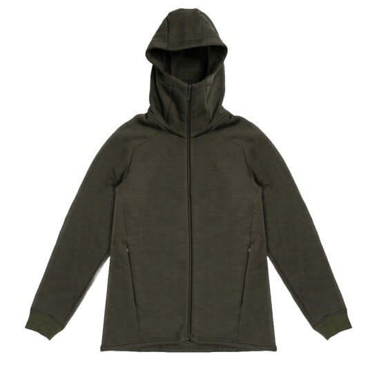 Janus Airwool Merino 280 Hood Jkt M Forest Night XL