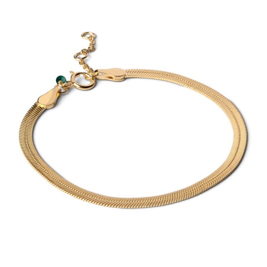 Enamel Caroline Armbånd 18 kt. Gullforgylt sølv B72G - Dame - 925 sterling silver Enamel Caroline Armbånd 18 kt. Gullforgylt sølv B72G - Dame - 925 sterling silver