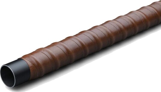 THEOFILS GARDEROBESTANG Ø25X358 MM BRUNT LÆR FOLDET
