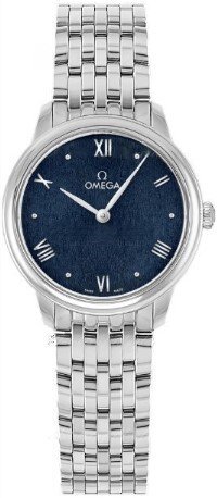 Omega Dameklokke 434.10.28.60.03.002 De Ville Prestige Blå/Stål
