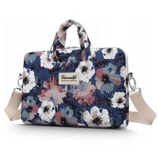Canvaslife Briefcase Veske Til MacBook 15" / PC 15" - Blue Camellia Canvaslife Briefcase Veske Til MacBook 15" / PC 15" - Blue Camellia