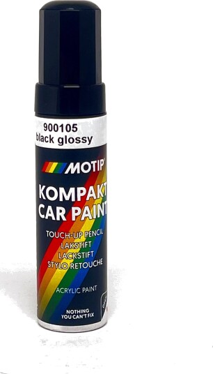 Motip Kompakt Billakk 12ml Sort Blank Motip Kompakt Billakk 12ml Sort Blank