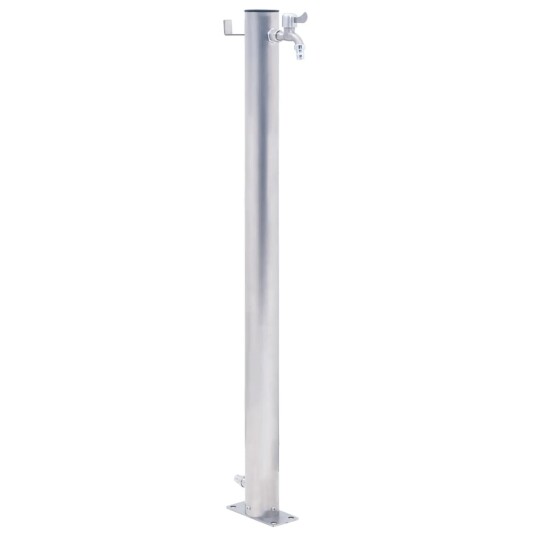 vidaXL Hagevannsøyle 40 cm rustfritt stål rund vidaXL Hagevannsøyle 40 cm rustfritt stål rund