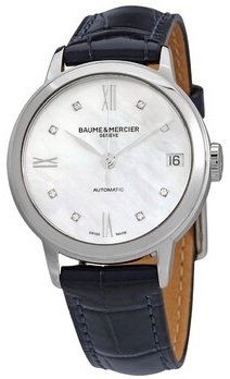 Baume & Mercier Dameklokke M0A10545 Classima Hvit/Lær Ø31 mm