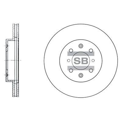 Bremseskive Hi-Q SD4105 Bremseskive Hi-Q SD4105
