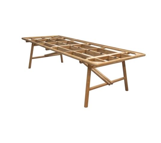 Cane line Sticks spisebordsunderstell Teak 280 x 100 cm Natur