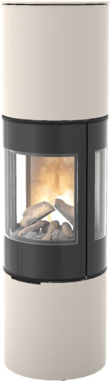 Rais Viva L 160 sand gasspeis med sideglass og glassdør