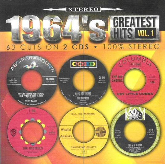 Diverse Artister 1964's Greatest Hits 1 CD