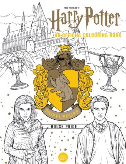 Harry Potter: Hufflepuff House Pride The Official Colouring Book