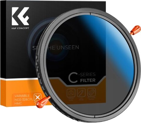 Kf Filter K&F Concept Hybrid Filter 2In1 Cpl + Full Grå Nd2-Nd32 For 77 Mm 77Mm / Kf01.2602