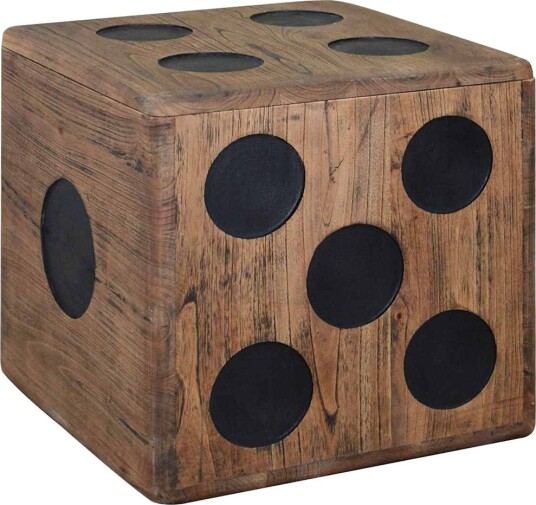  Oppbevaringskasse paternostertre 40x40x40 cm terningdesign