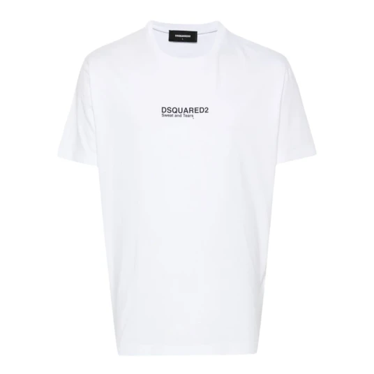 Dsquared2 Herre Topper Hvit L Dsquared2 Herre Topper Hvit L