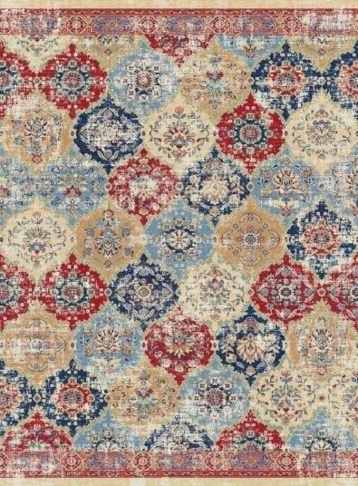 Wilton teppe Bohemia rød/multi Størrelse: 160 x 230 cm