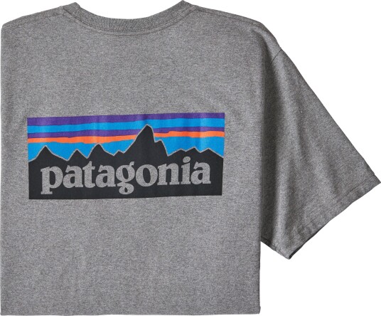 Patagonia Men"s P 6 Logo Responsibili Tee Gravel Heather Gravel Heather XXL