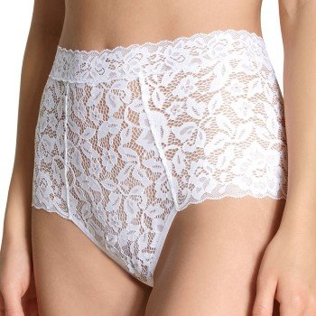 Calida Truser Natural Comfort Lace Maxi Brief Hvit polyamid X-Small Dame