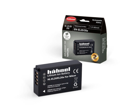 Hähnel HL-EL20 Li-Ion Batteri for Nikon Kamera 880 mAh