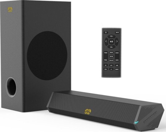 Mozos Datamaskinhøyttalere Mozos Gs-Bar Bt Soundbar-Høyttaler Med Subwoofer