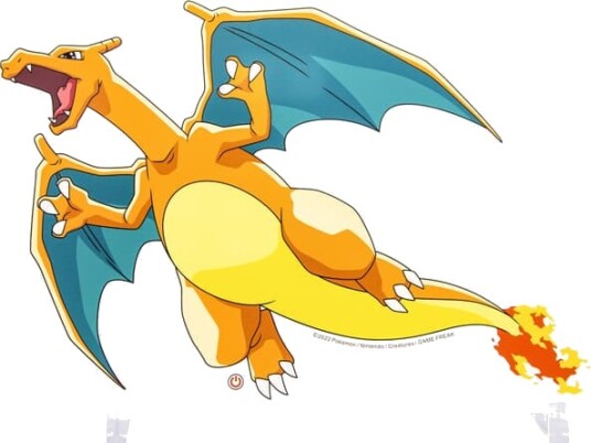 Teknofun Pokémon Wall Led Lys Charizard Teknofun Pokémon Wall Led Lys Charizard