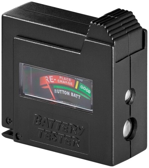 Goobay Analog Batteritester for AA, AAA, C, D, N og 9V Batterier