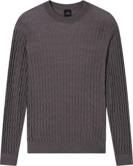 Armani Exchange Herre Strikkevarer Grå M, Armani Exchange Herre Strikkevarer Grå M,