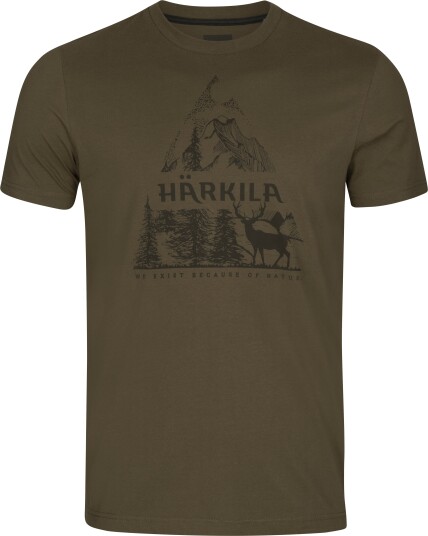 Härkila Nature S S T Shirt Willow Green Willow Green S