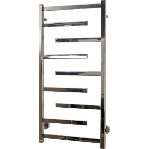 Kriss Luna håndkletørker f/El-tilkobling 1000x500 mm, poleret rustfrit stål