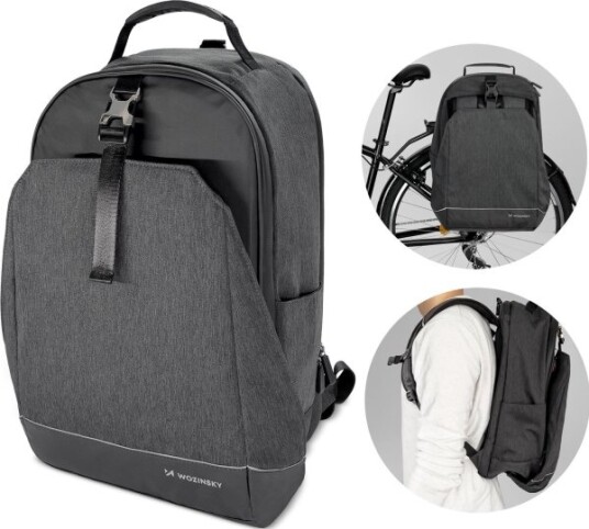 Wozinsky Bike Trunk Sykkelryggsekk Med Ramme 2In1 30L Svart (Wbb33bk)