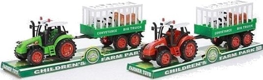 Trifox Traktor Med Tilhenger Og Dyr Trifox Traktor Med Tilhenger Og Dyr