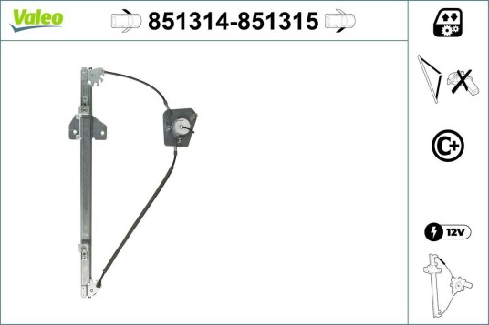 Vindusheis VALEO 851314