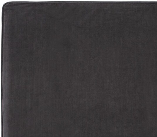 Mille Notti - Alexandra Gavelvar Sammet, Mörkgrå, 90x110 - Sengegavler 7331267043008