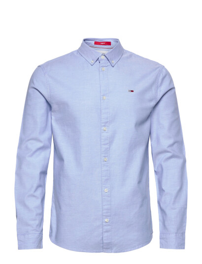 Tommy Jeans Tjm Slim Stretch Oxford Shirt - Blue - S